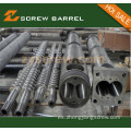 Barril de tornillo Barril de tornillo doble cónico de PVC Barril de tornillo doble para extrusión de perfil de PVC